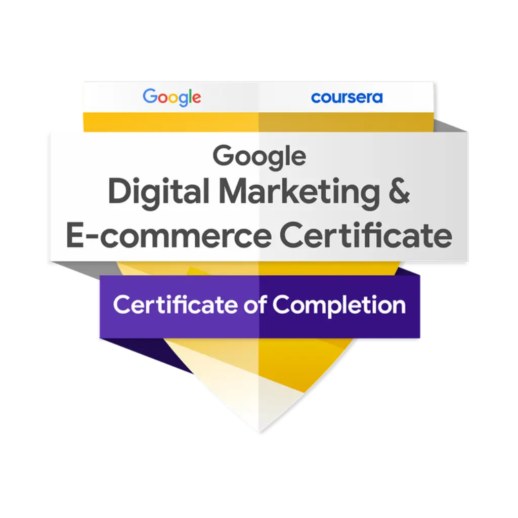 Google Digital Marketing & E-Commerce Certificate Badge