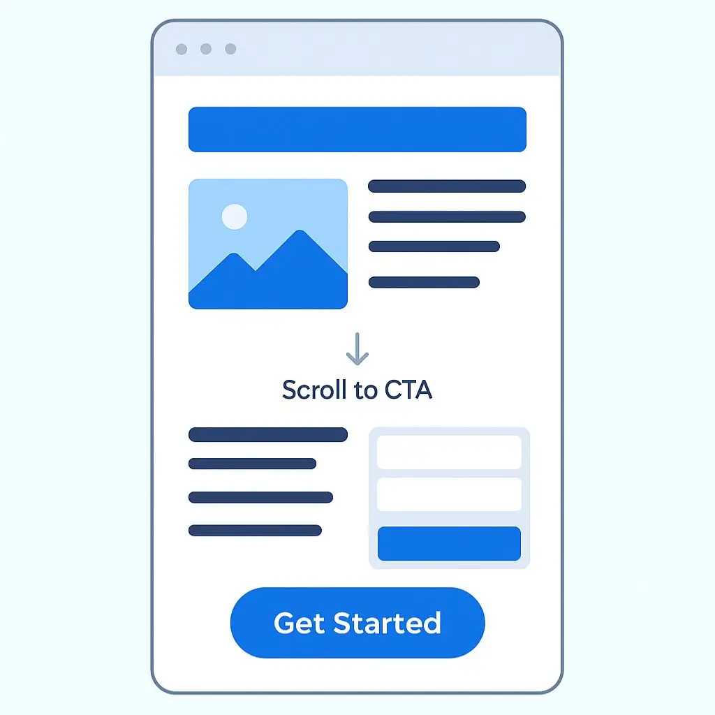 Image Showing a Landing Page
